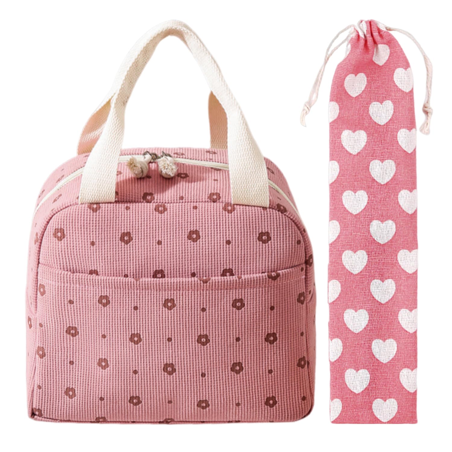 Kit Repas Travail Et école Pockée Du Déjeuner 1 Par Partie, Sac De Table 1 Par Partie, Sac D'Isolation Mignon, Sac À Main Simple, Sac De Harnais De Table, Exigence De Cuisine
