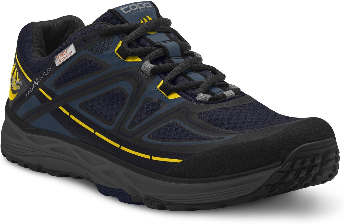 TOPO Men's Hydroventure Trail Running Shoes Navy/Black 11