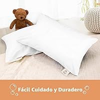 Vista 7 de KeaBabies Funda de almohada para niños pequeños de 13 x 18 pulgadas, funda de almohada de algodón orgánico para niños, niñas, funda de algodón suave