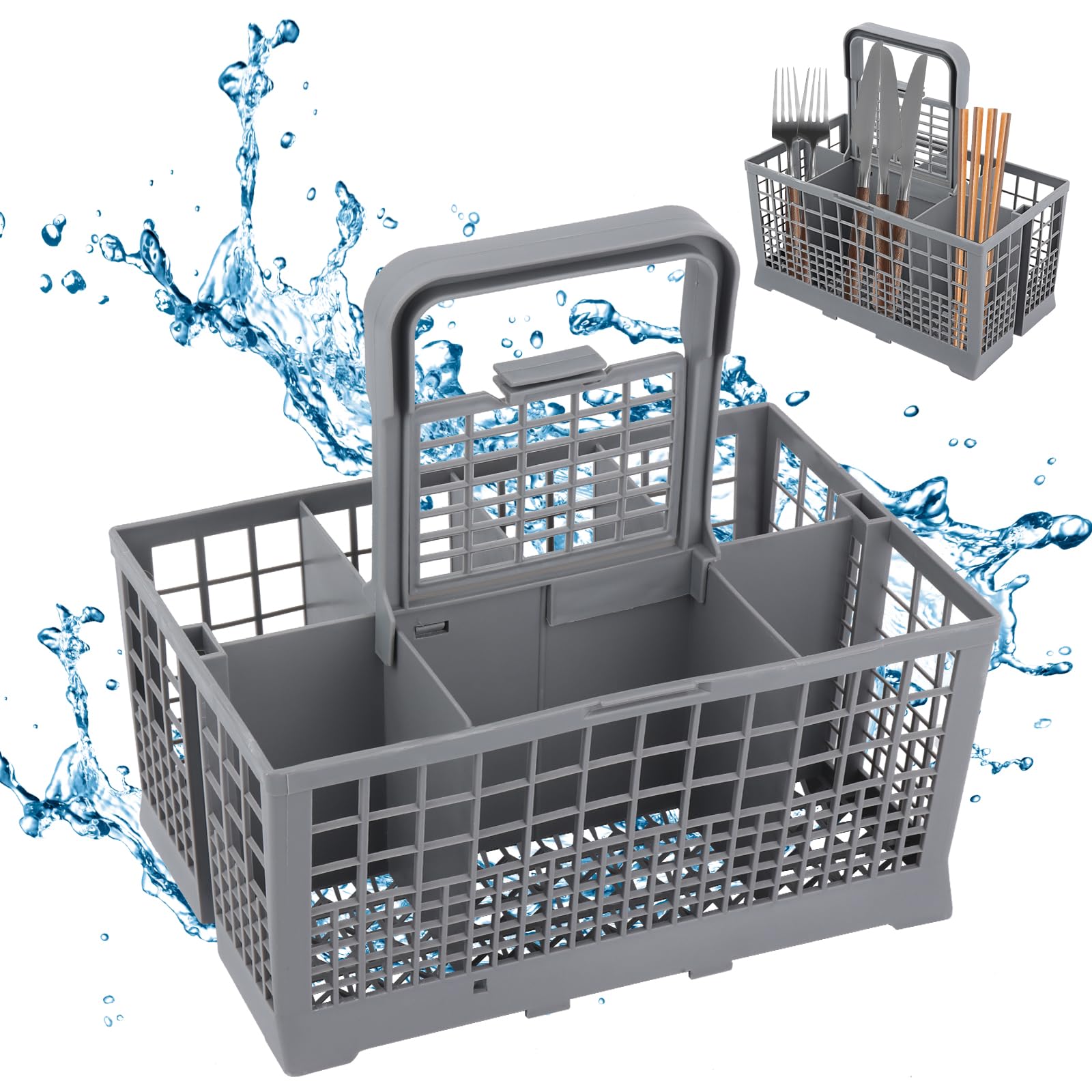 Cestello Portaposate Per Lavastoviglie Universale - Compatibile Electrolux, Bosch, Hotpoint, 7 Scomparti - Foto 4