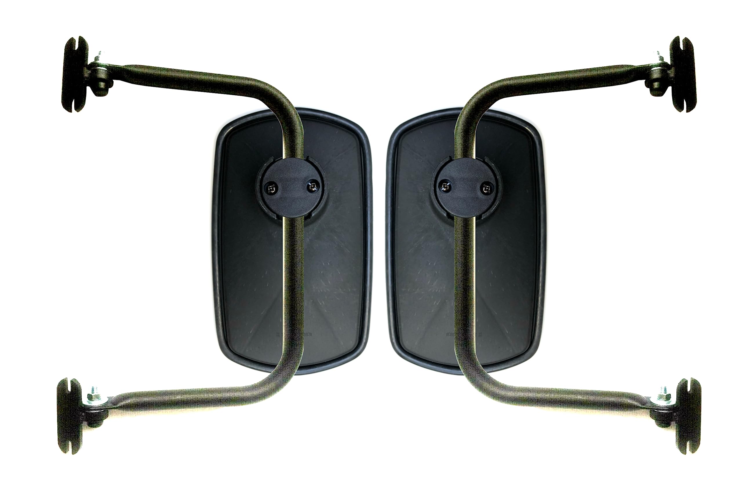 2 specchietti retrovisori esterni, 260 x 155 mm, ø14 – 23 mm, E20 e supporto per specchio per trattore, camion, escavatore