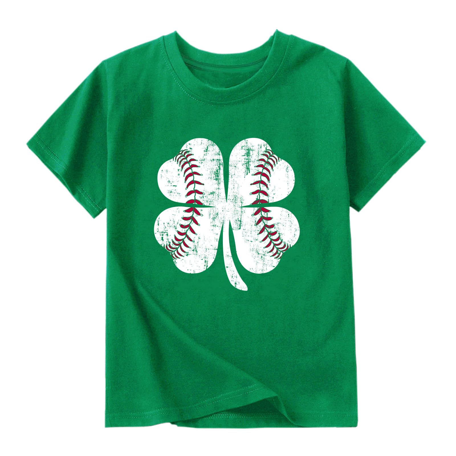 Goengmo Toddler Boy Girl St Patrick's Day Shirts Kids Lucky Tshirts Cotton Short Sleeve Tees 2-10 Years