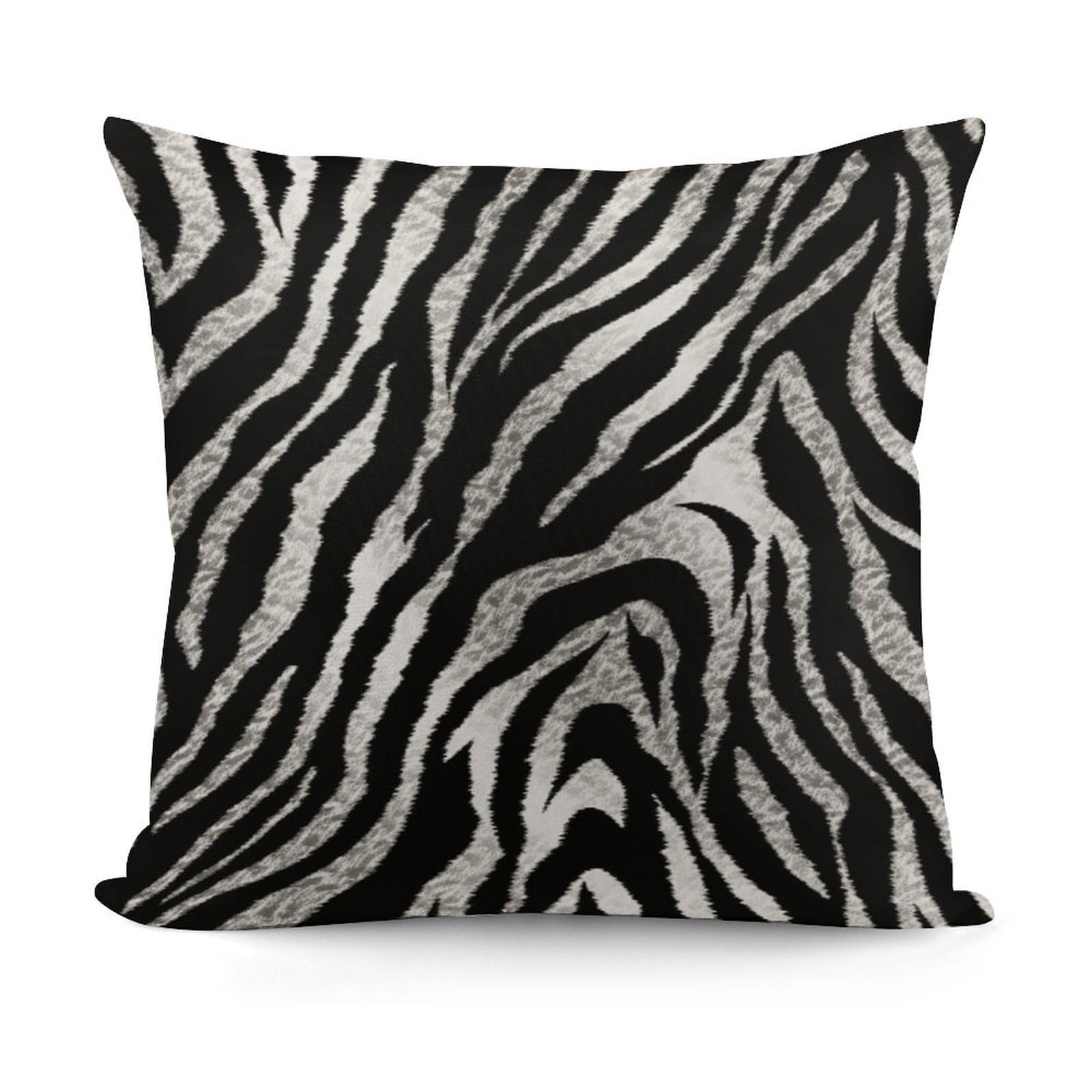 VstaDank Black and White Zebra Print Throw Pillow Cover Soft Square Cushion Cover Art Artwork Pillow Covers Mordern Couch Pillow Covers Decorative Cushion Case for Chair Couch Bedroom Living Room