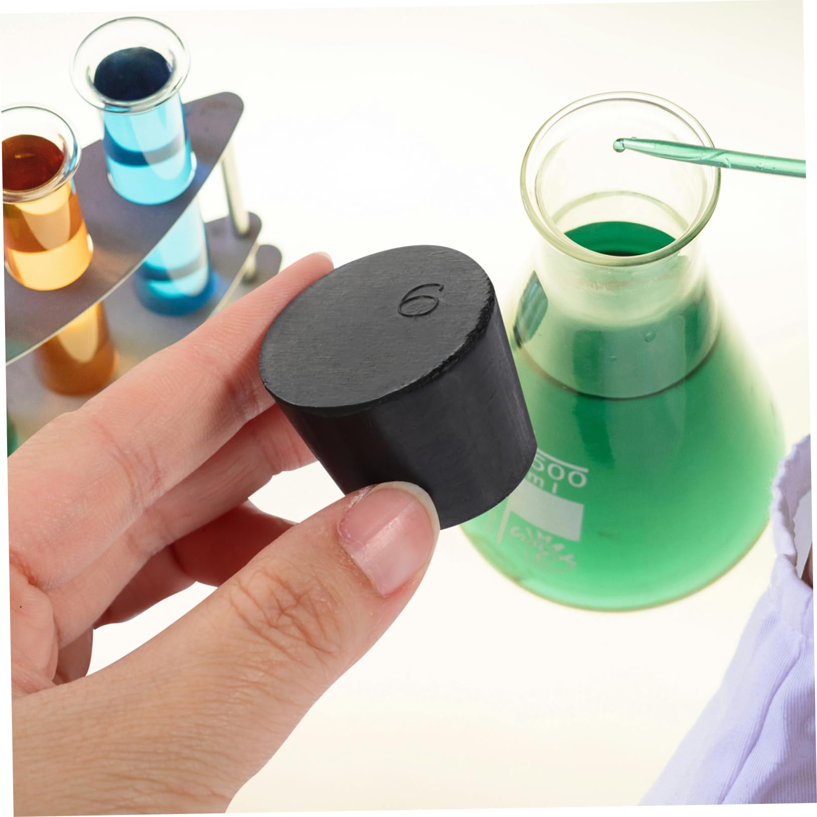 Cabilock 5 Set Tappo Di Gomma Per Spina Da Laboratorio Plug Del Tappo Tappi Di Arresto Tappi Di Gomma Per Attrezzature Da Laboratorio Sigillo Di Sicurezza Gomma Da Cancellare 27 Pezzi*5