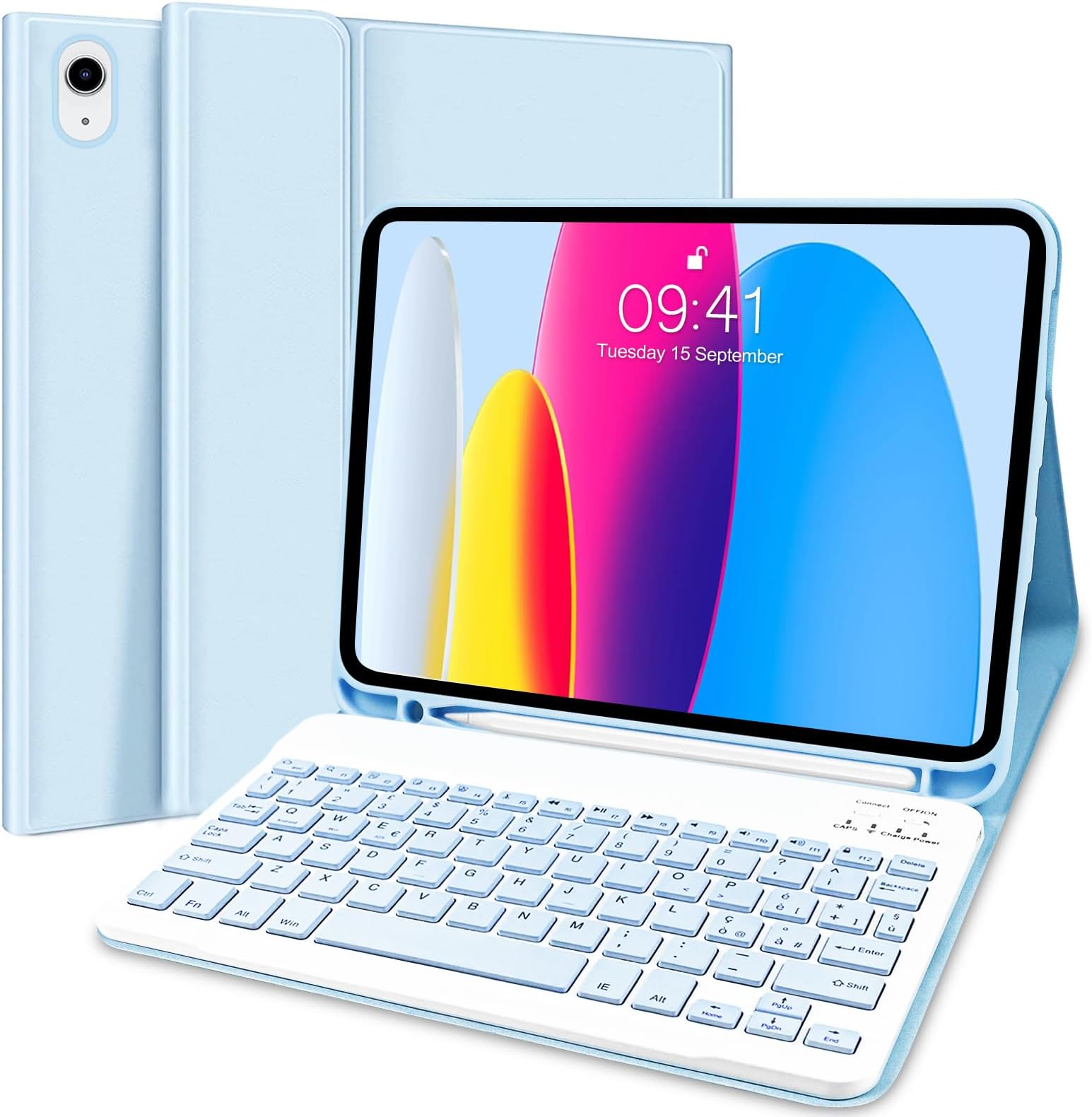 Custodia Per IPad (2025) / 10,9" (2022) Rotante A 360° ENKAY - Foto 7