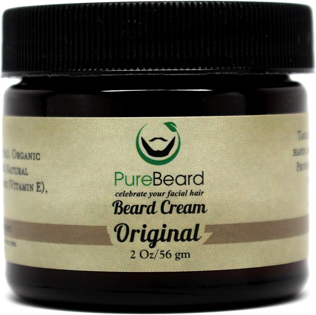 PureBeard Natural Beard Cream (The Original, 2oz - 56gm)