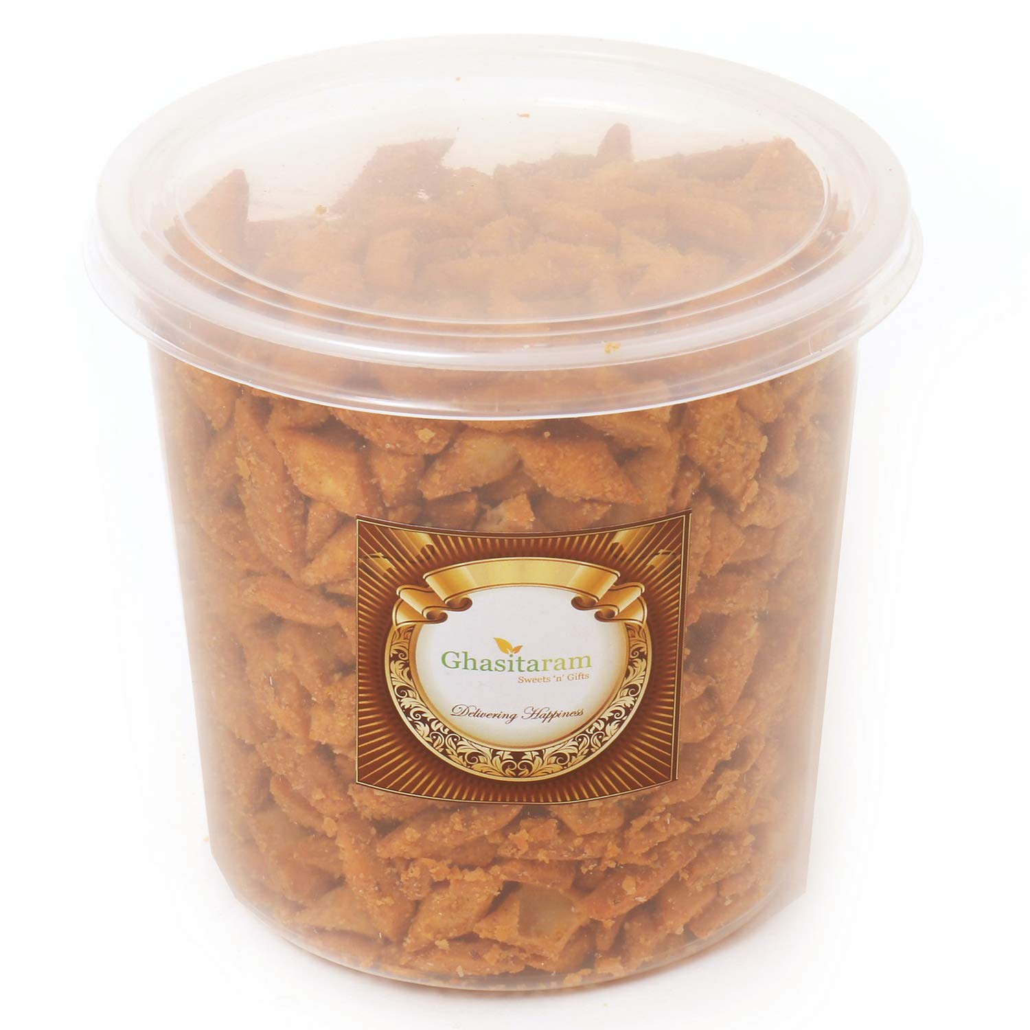 Ghasitaram Gifts Masala Mini Katli Namkeen 400 GMS |Diwali,Holi,Rakhi,Valentine,Christmas,Birthday,Anniversary,Gift for Her,Him,Mothers Day,Fathers Day|-image-48