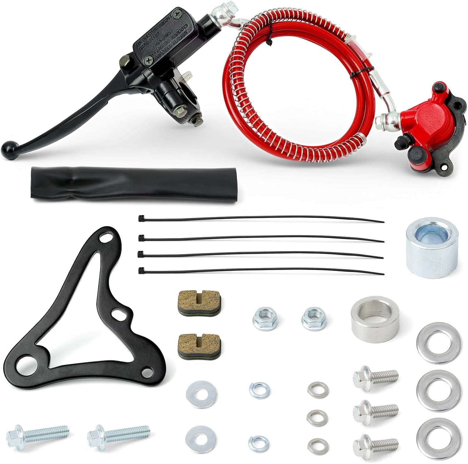 Mini Bike Hydraulic Brake Caliper Bracket Kit Replacement for Coleman B100 RB100 RT100 for FRP GMB100 for Mega Moto MM-B80 MMB80 80cc for Monster Moto MM-B105 MMB105 105cc Parts
