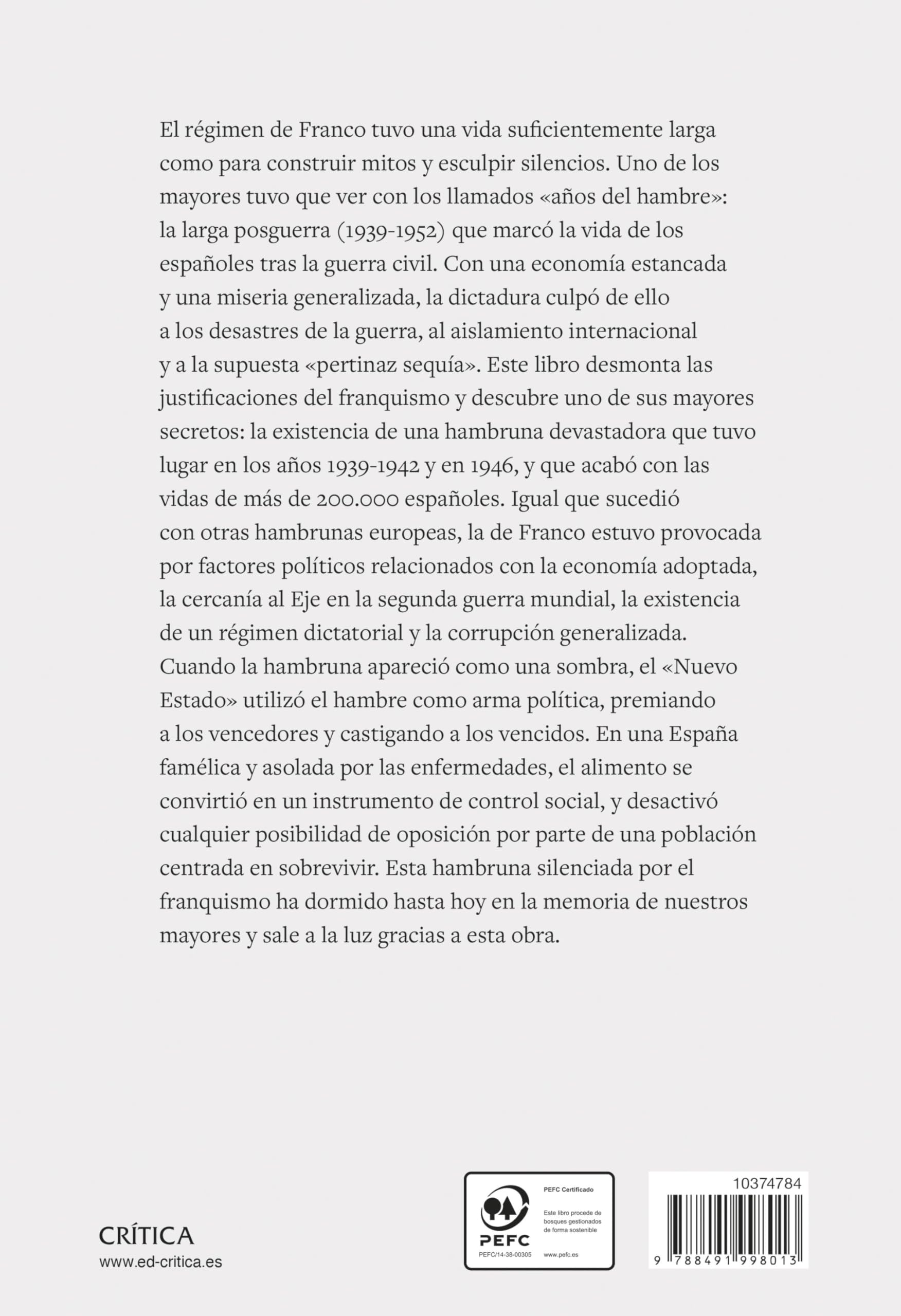La hambruna española (Contrastes)