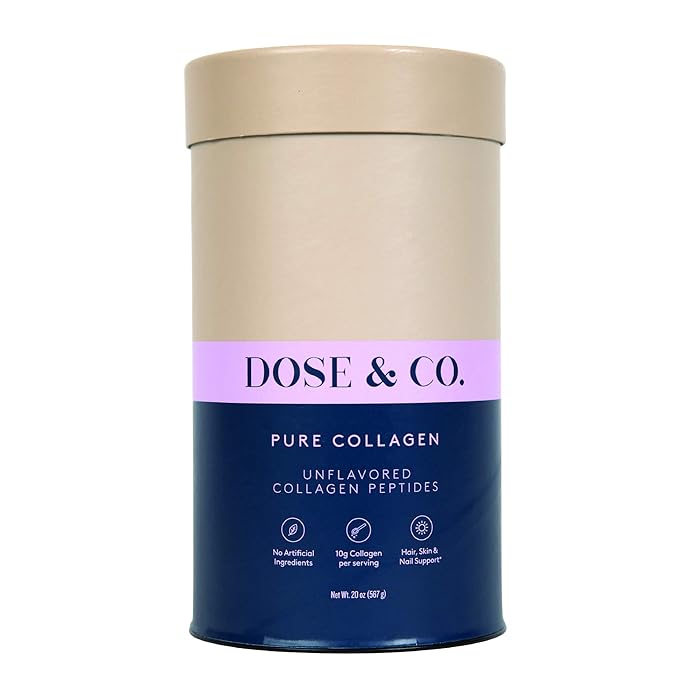 Buy Dose & Co Pure Collagen Powder (Unflavored) 20oz Amazon Exclusive
