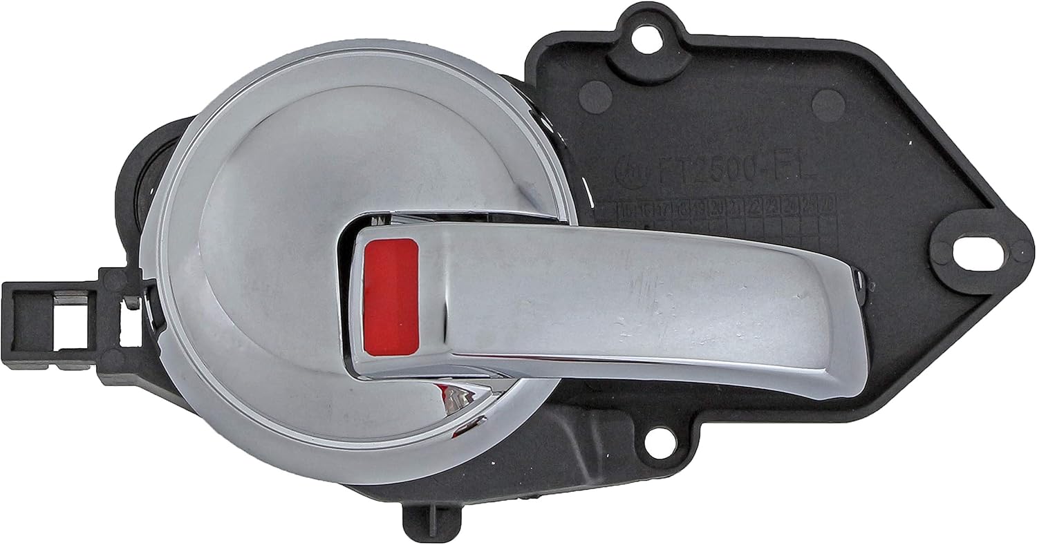 Dorman 96482 Driver Side Interior Door Handle Compatible with Select Fiat Models, Black; Chrome