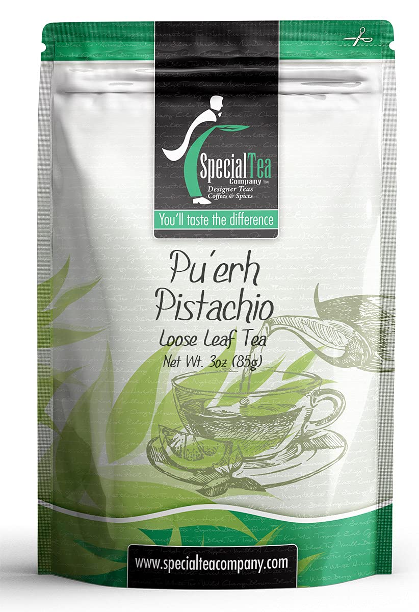 SpecialTea Company Pu-erh Pistachio Pu'erh Tea - 3 oz. Loose Leaf