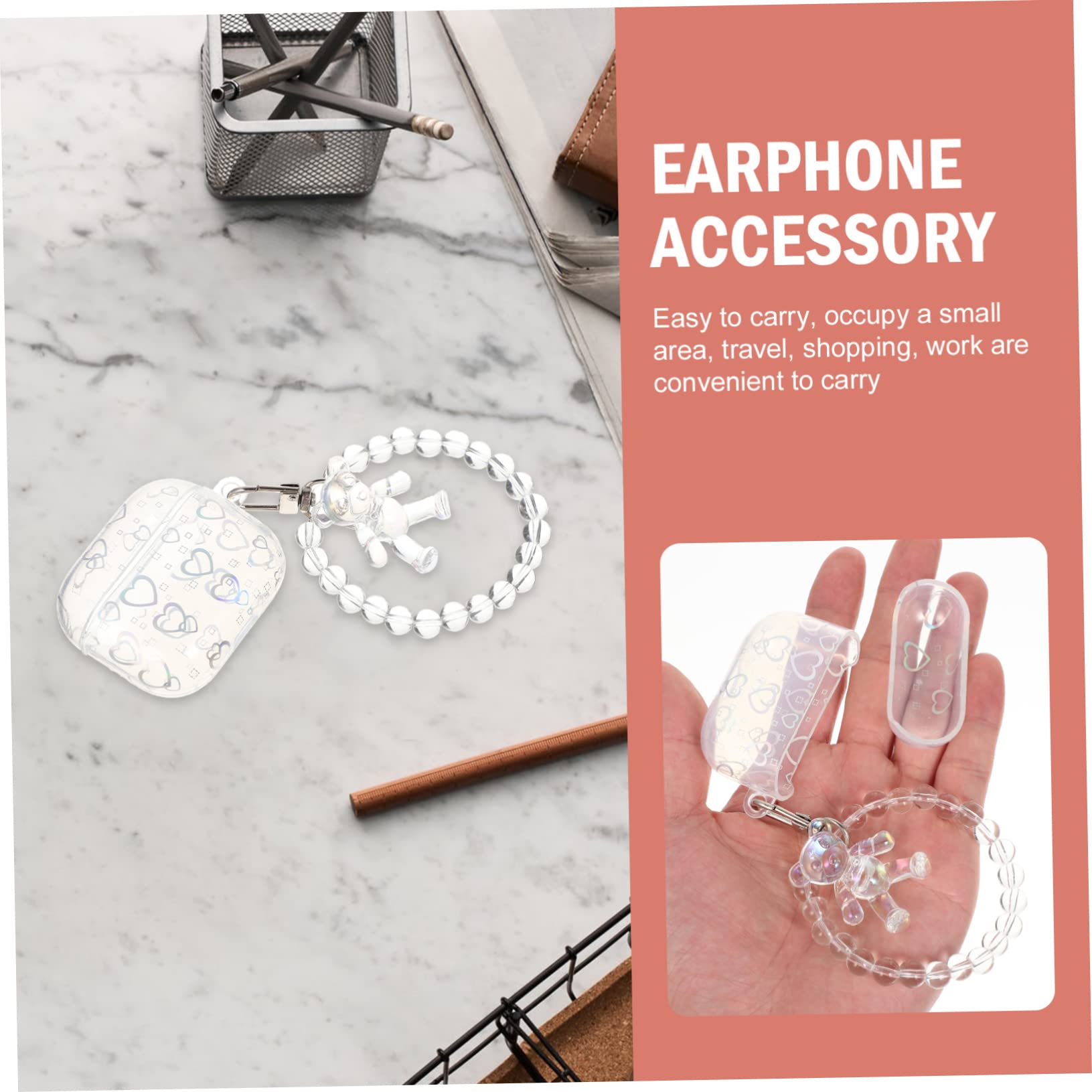 jojofuny 4piezas Funda De Auriculares Resistente y Compatible Actividades Diseño y Estiloso