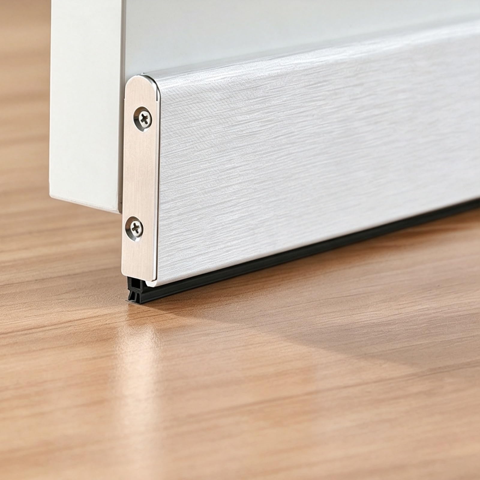 Absenkbare Bodendichtung Automatische Türbodendichtung/-Leiste In Individuellen Größen | Hochbelastbare Aluminiumlegierung, Licht- Und Lärmdämmend, Staub- Und Winddicht(White,34 in (86.4 cm))