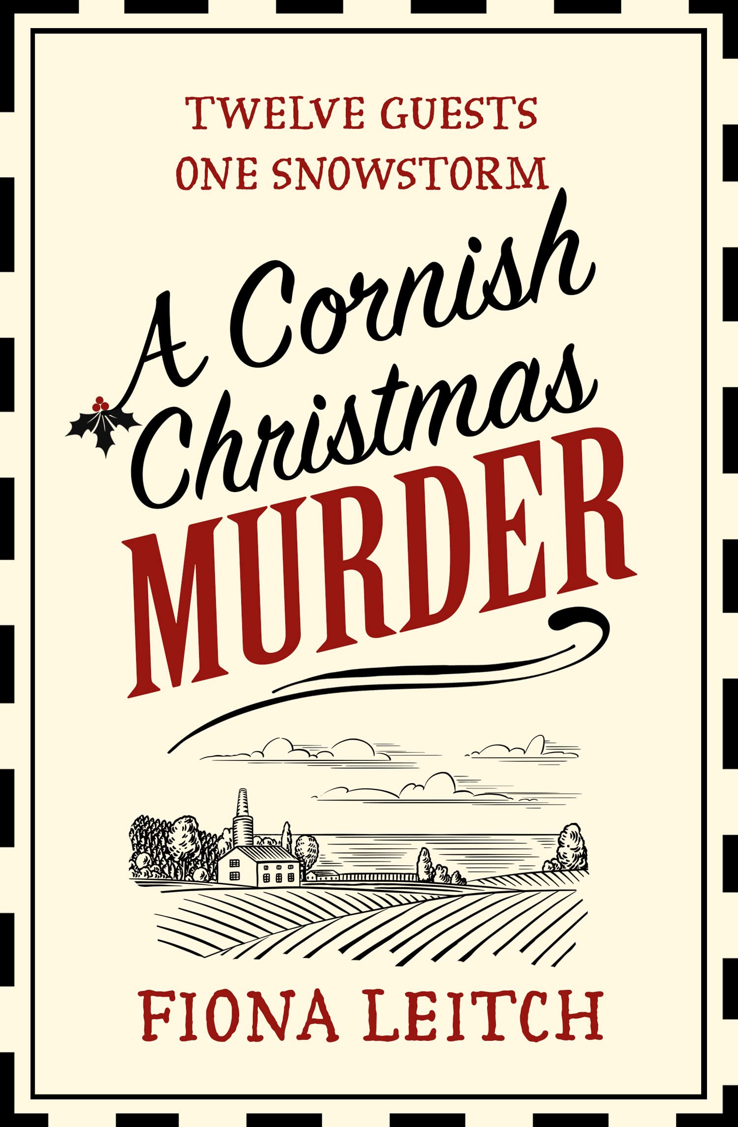 Fiona Leitch - A Cornish Christmas Murder - Paperback Book
