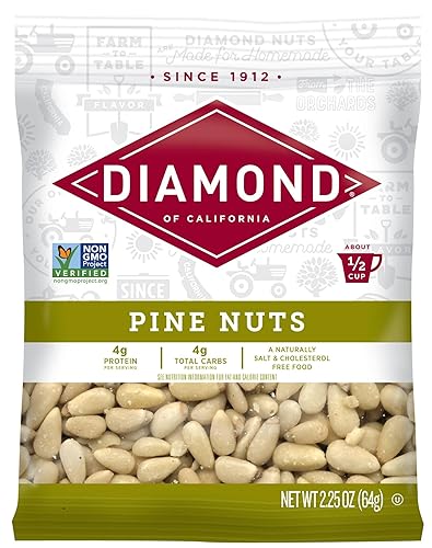 Diamond Nuts piñones frutos secos, bolsa de 2.25 onzas