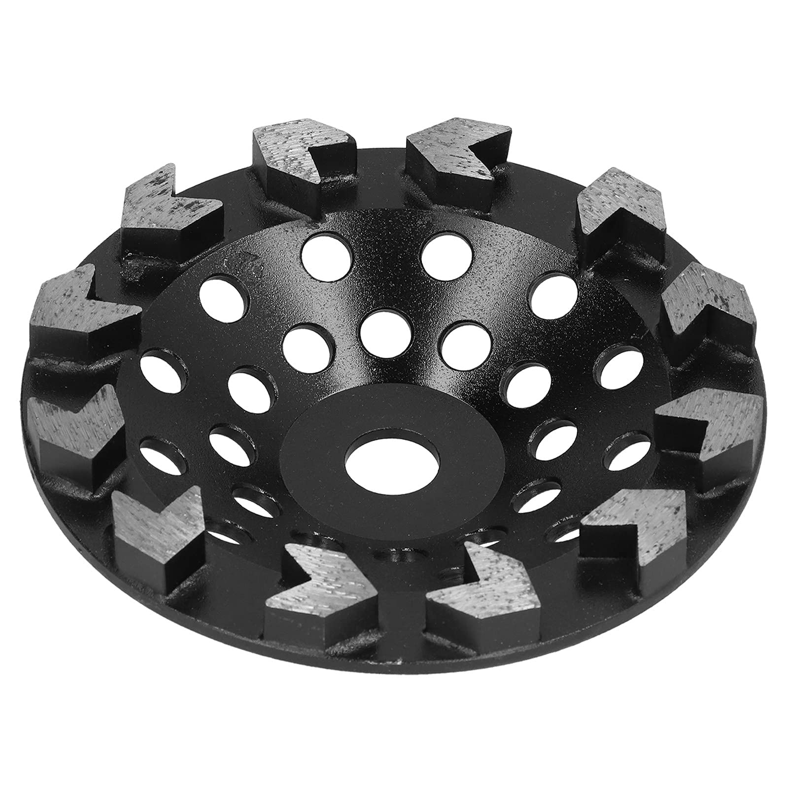 ： Meule Diamantée 180 Mm 10 Dents pour Béton, Pierre, Ciment – Accessoire de Meuleuse d'angle pour Ponçage, Préparation de Nivellement – Disque de Meulage avec Corps en Acier pour Usage