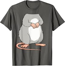 Mouse Rat Shirt Adult Kids Men Women Body Mouse Rat Costume T-Shirt