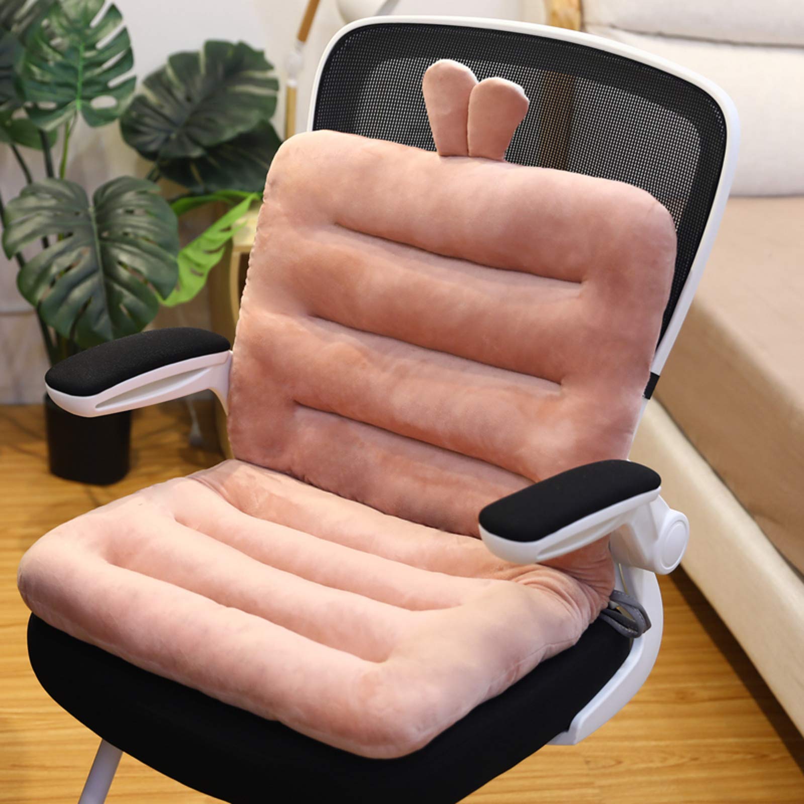 Coussin de chaise à dossier haut en coton 85x45 cm pour fauteuil