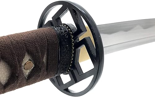 HMS Samurai Katana Sword, Practical, Hand Forged, 1045 Carbon Steel, Heat TemperedClay Tempered, Full Tang, Sharp, Scabbard