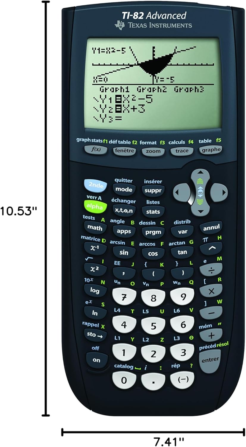 Texas Instruments TI 82 Advanced Graphic Calculator with Exam Mode