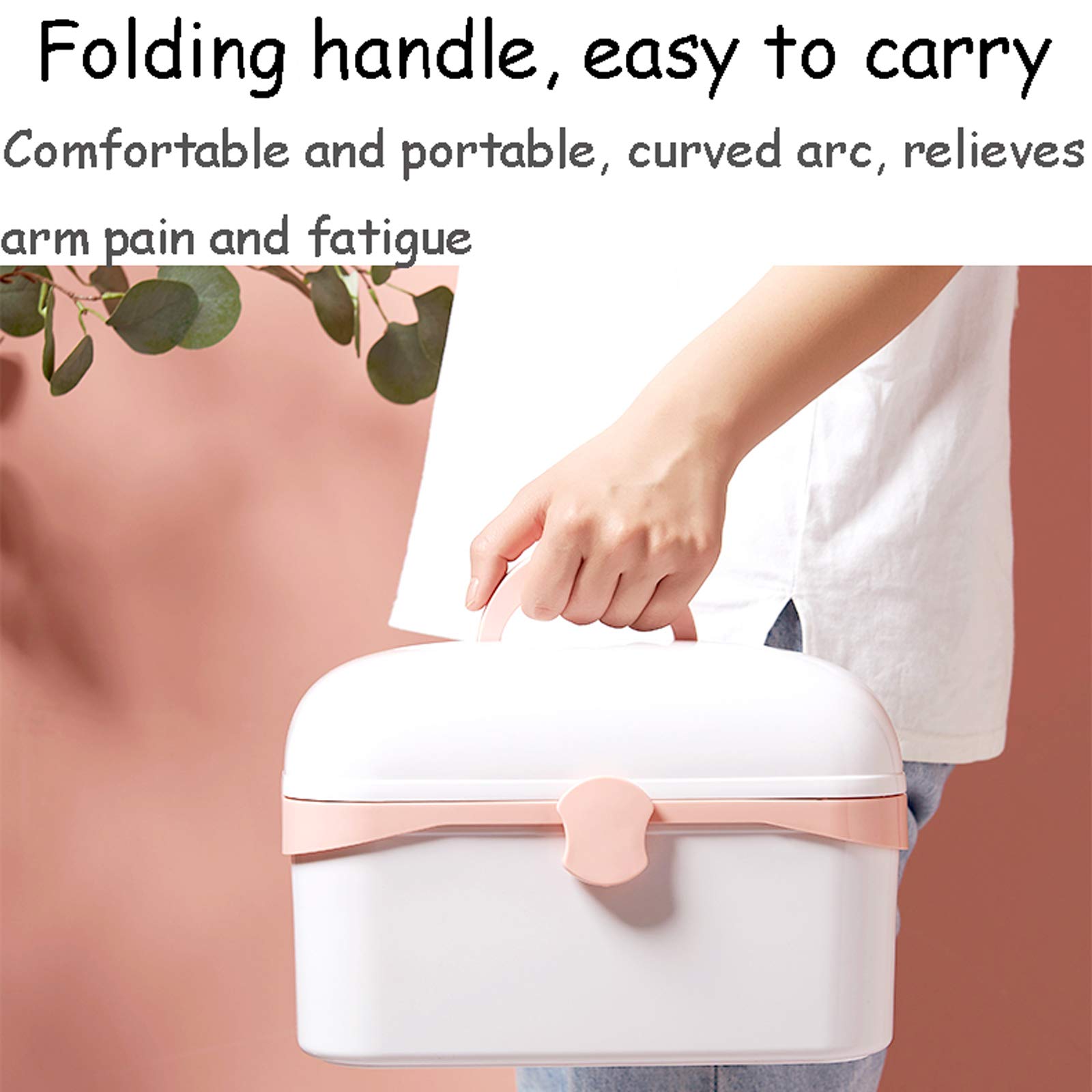 Botiquín De Primeros Auxilios Familiar, Botiquín Portátil, Botiquín, Botiquín De Primeros Auxilios Múltiples Capas Portátil Durable, Botiquín Portátil con Asa, for El Hogar, Viajes, Trabajo