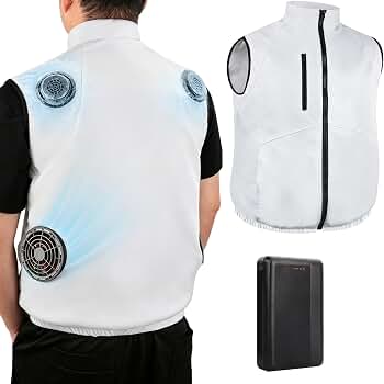 Amazon.co.jp: [Ctrdiy] 空調作業服 冷却ベスト【2026新登場 2つ冷却