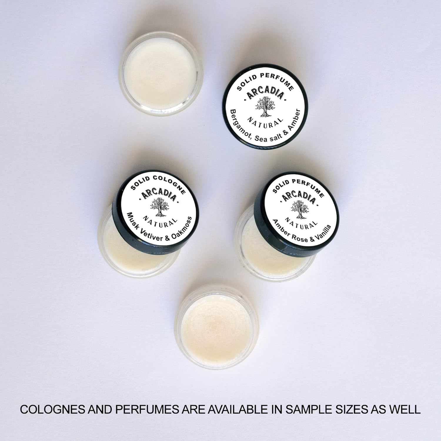 Vetiver, Myrrh and Cardamom (Solid Cologne) - Handcrafted with natural oils and butters, Vegan and alcohol-Free cologne