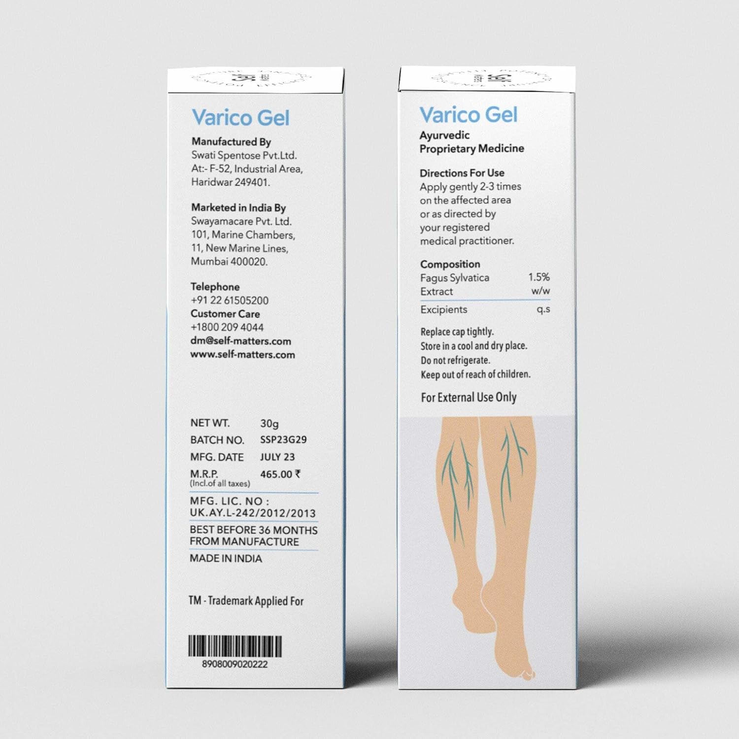 SELF MATTERS Varico-Gel For Management Of Varicose-Veins And Spider-Veins For Leg Care (1) 3 71oovYbD2LL. SL1500