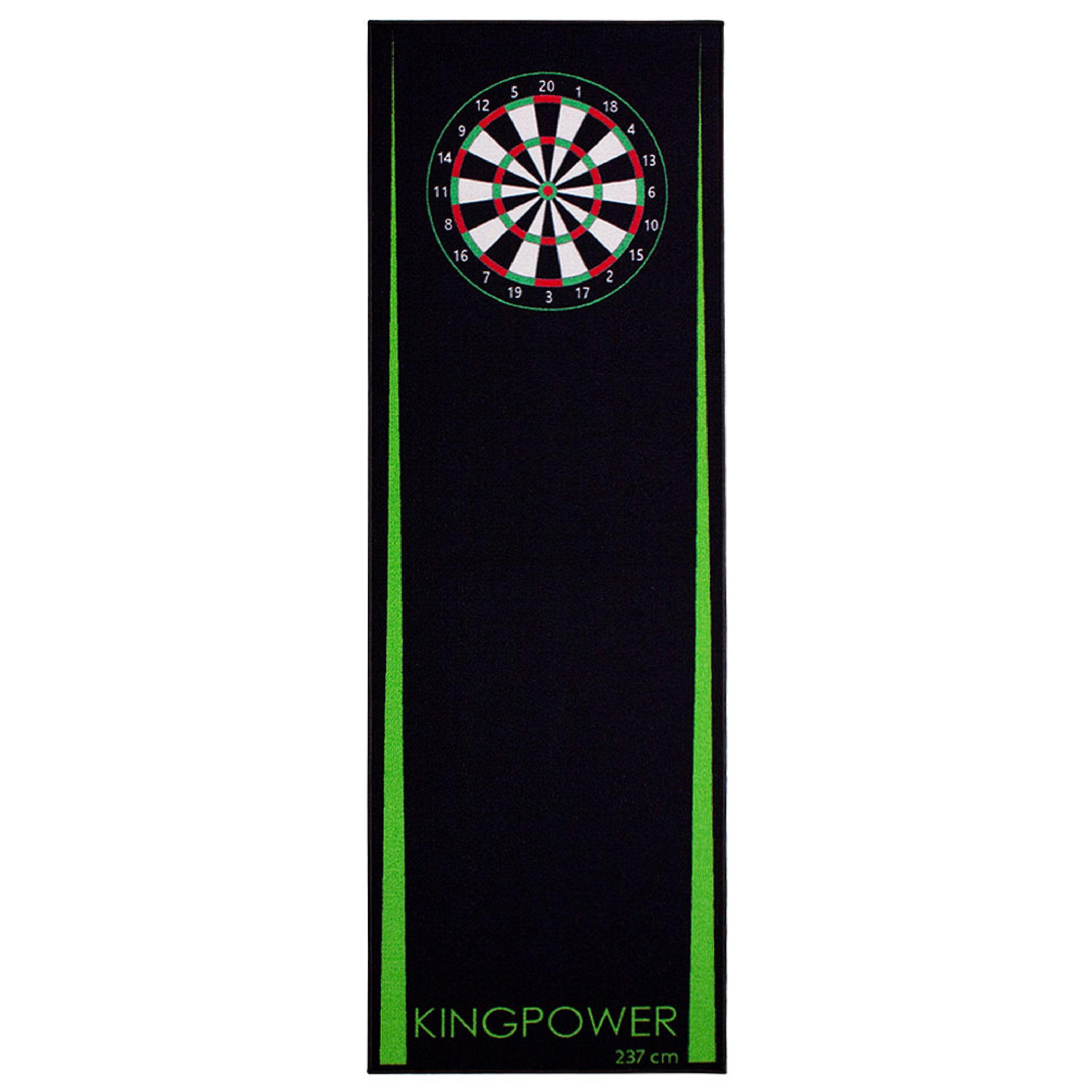 Tapis De Fléchettes Kingpower 290x60 Cm – Tournoi, Antidérapant, Sol Protégé