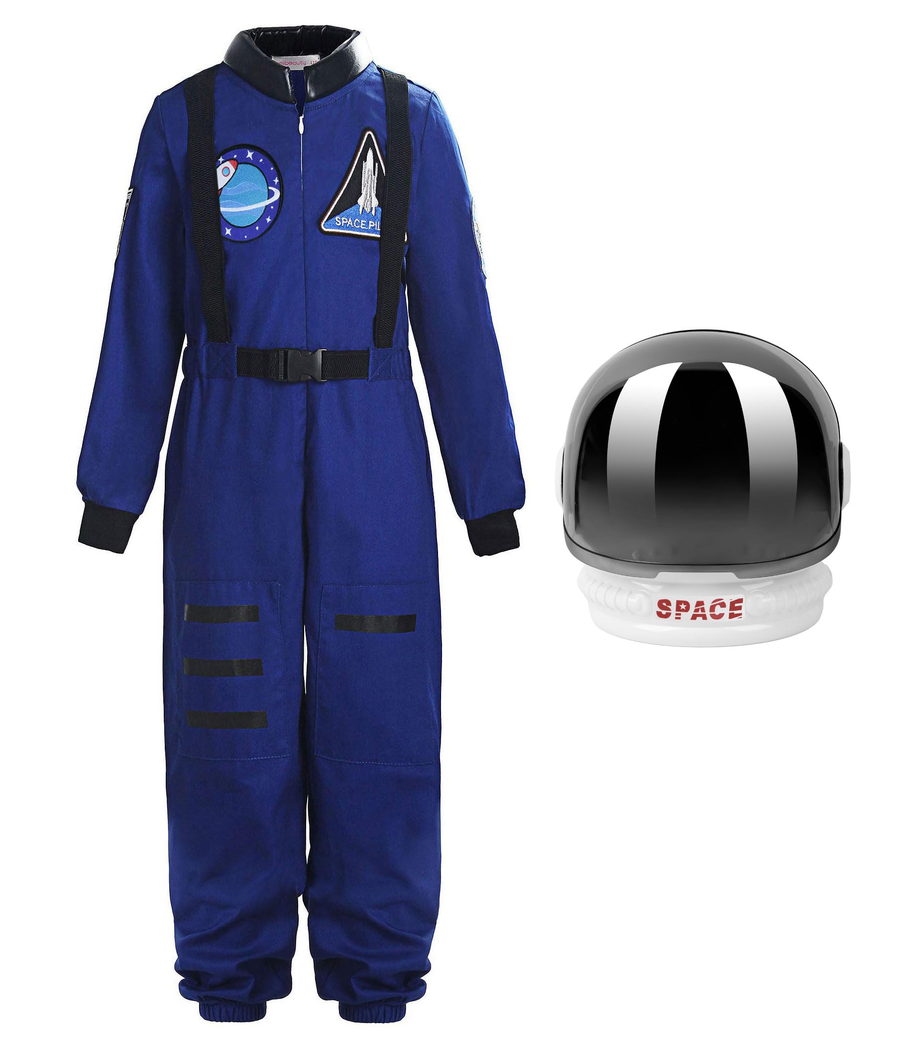 ReliBeauty Boys Girls Kids Children Astronaut Role Play Costume