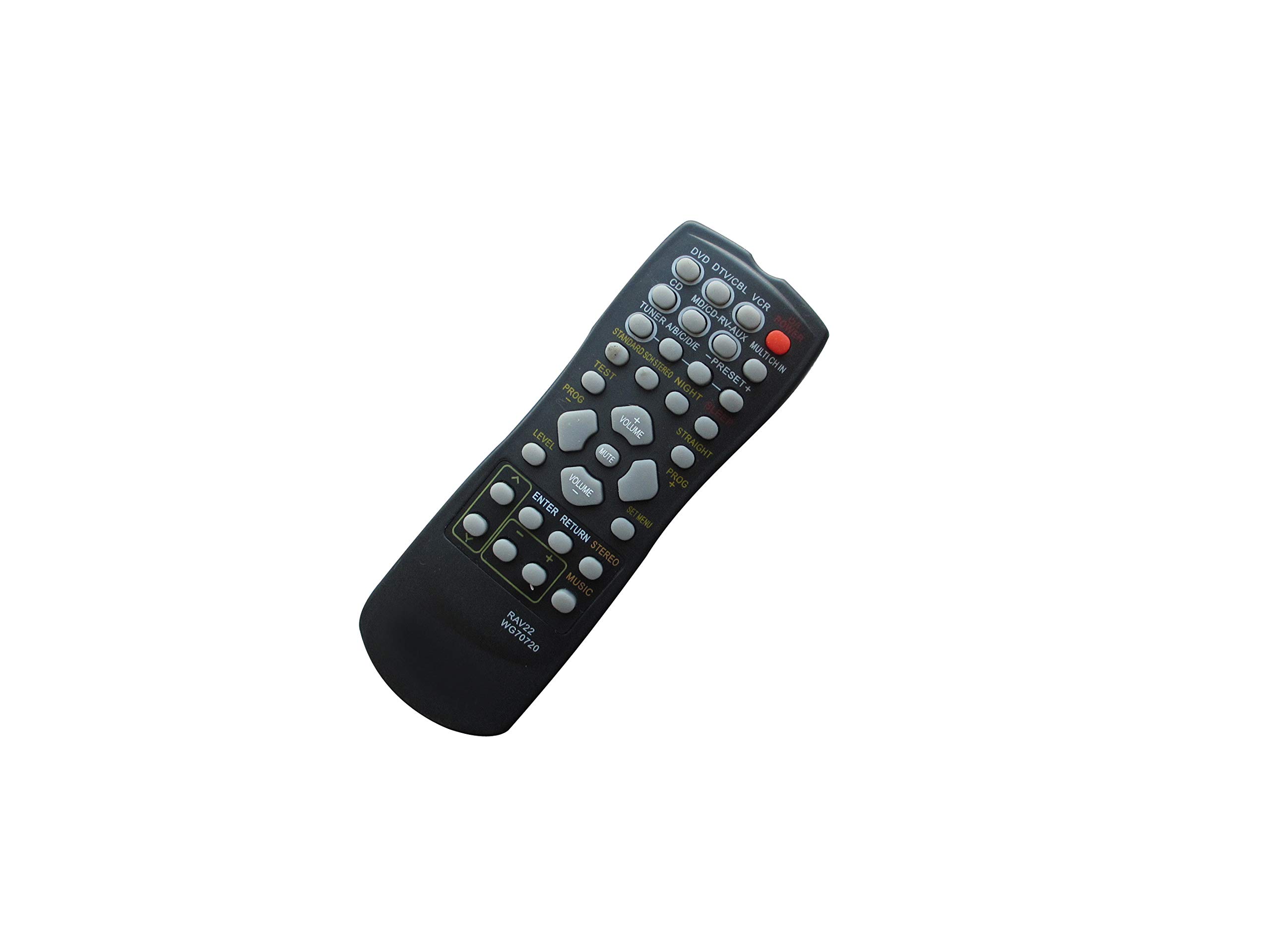 Easytry Remote Control for Yamaha VS713900 RV-901 RX-V590 RV-702 RX-V890 RX-V990 VS71370 RAV200 V2690100 HTR-5140 HTR-5140RDS RX-V495 RX-V495RDS AV A/