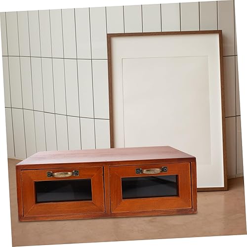 Miniatura 8 de BESTOYARD Caja de almacenamiento de escritorio, soporte para monitor, estante de almacenamiento, cajones de almacenamiento, soportes de estantería,