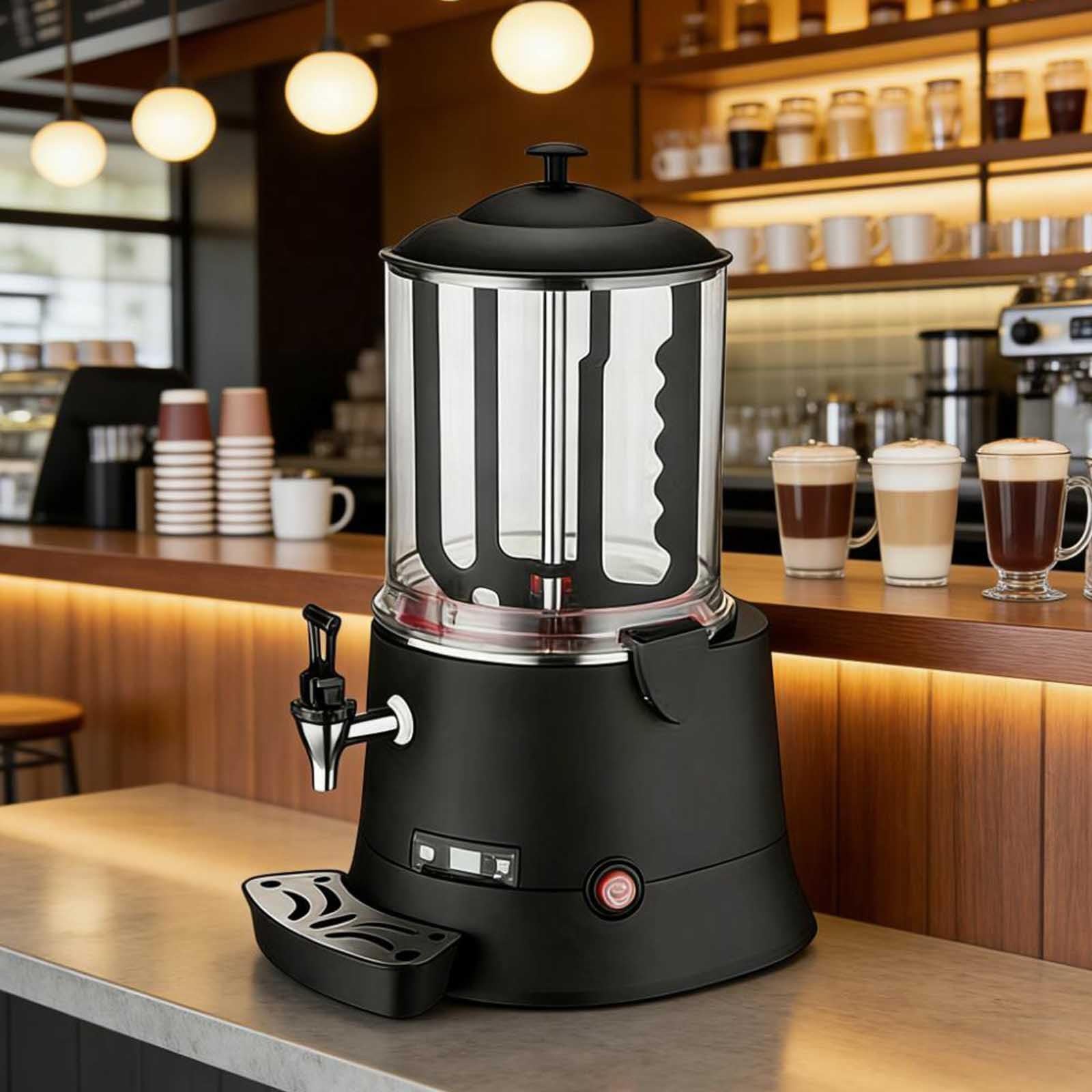 JKJZSALJ Electric Beverage Dispenser With 10L Capacity And 8-Hour Heat Retention For Family Gatherings And Parties