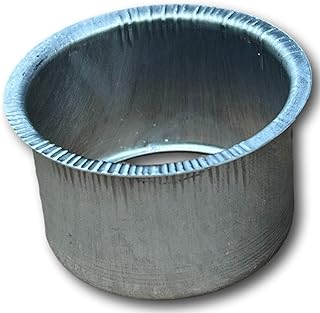 K-TEC (2-Pack) 2-3/8 Inch Easy to Install Round Aluminum Rain Gutter Outlet Gutter Drop for Standard 2x3 Downspouts or Rain Chains