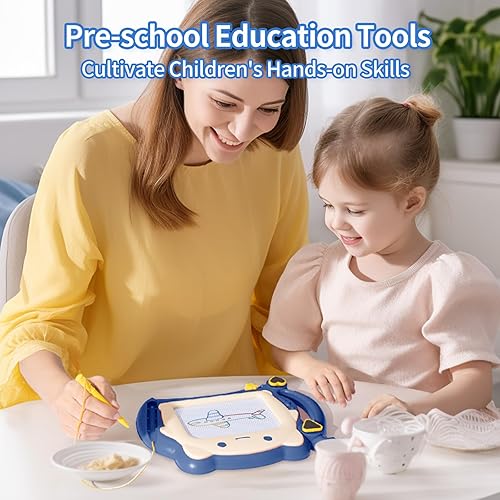 Miniatura 5 de Juguetes para niños pequeños de 3, 4 y 5 años, tablero de dibujo magnético, para dibujar y dibujar de 3 a 6 años, tablero borrable para niños,
