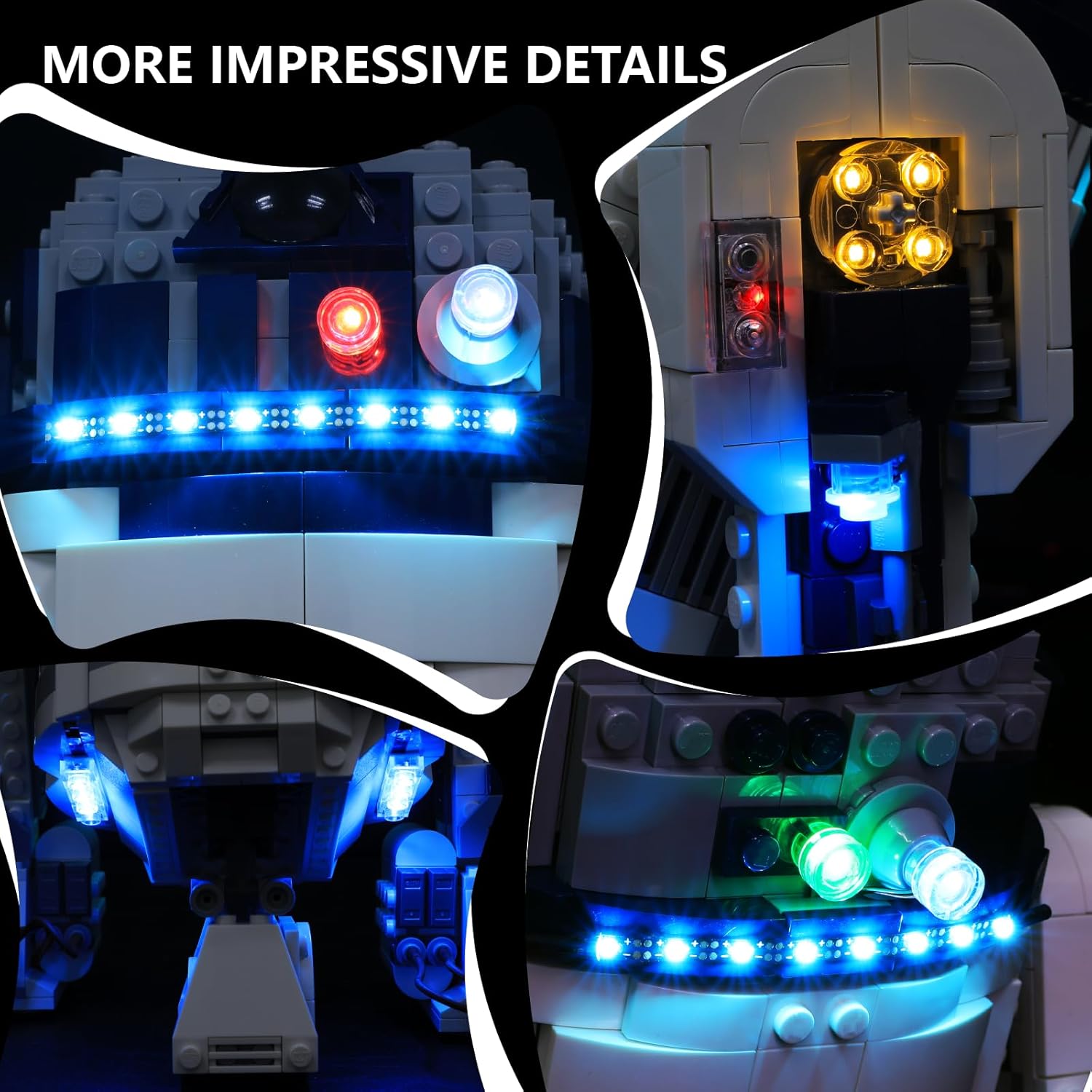 Lighting Compatible with Lego 75379 R2-D2 - NOT Included The Model Set