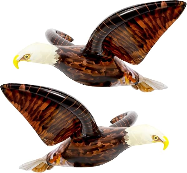 2Pcs Inflatable Eagles Lifelike Animal Balloons for Jungle Birthday Party