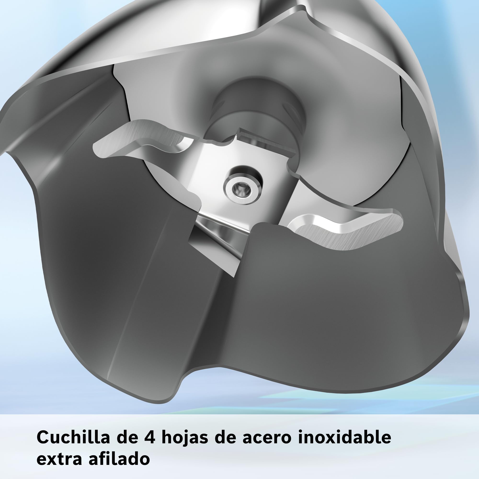 Bosch - Batidora ErgoMaster, Serie 6, 1200 W, QuattroBlade System Pro, Accesorios incluidos, Acero inoxidable, MSM6M830