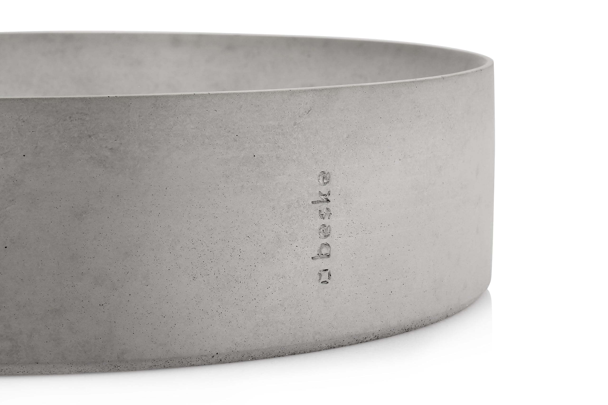 beske-Manufaktur Beton Schale 'Cavus Magna' | Größe Ø23,5cm, h6cm | 100% Handarbeit Made in Germany | zeitlos elegant minimalistisch