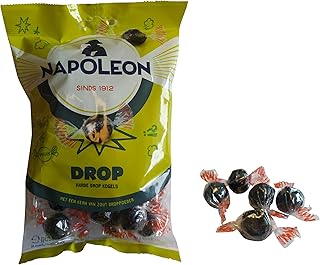Napoleon Candy with Liquorice Flavor | Dutch liquorice | Dutch Licorice Candy | Bag of 7.93 Ounce| Imported from Holland