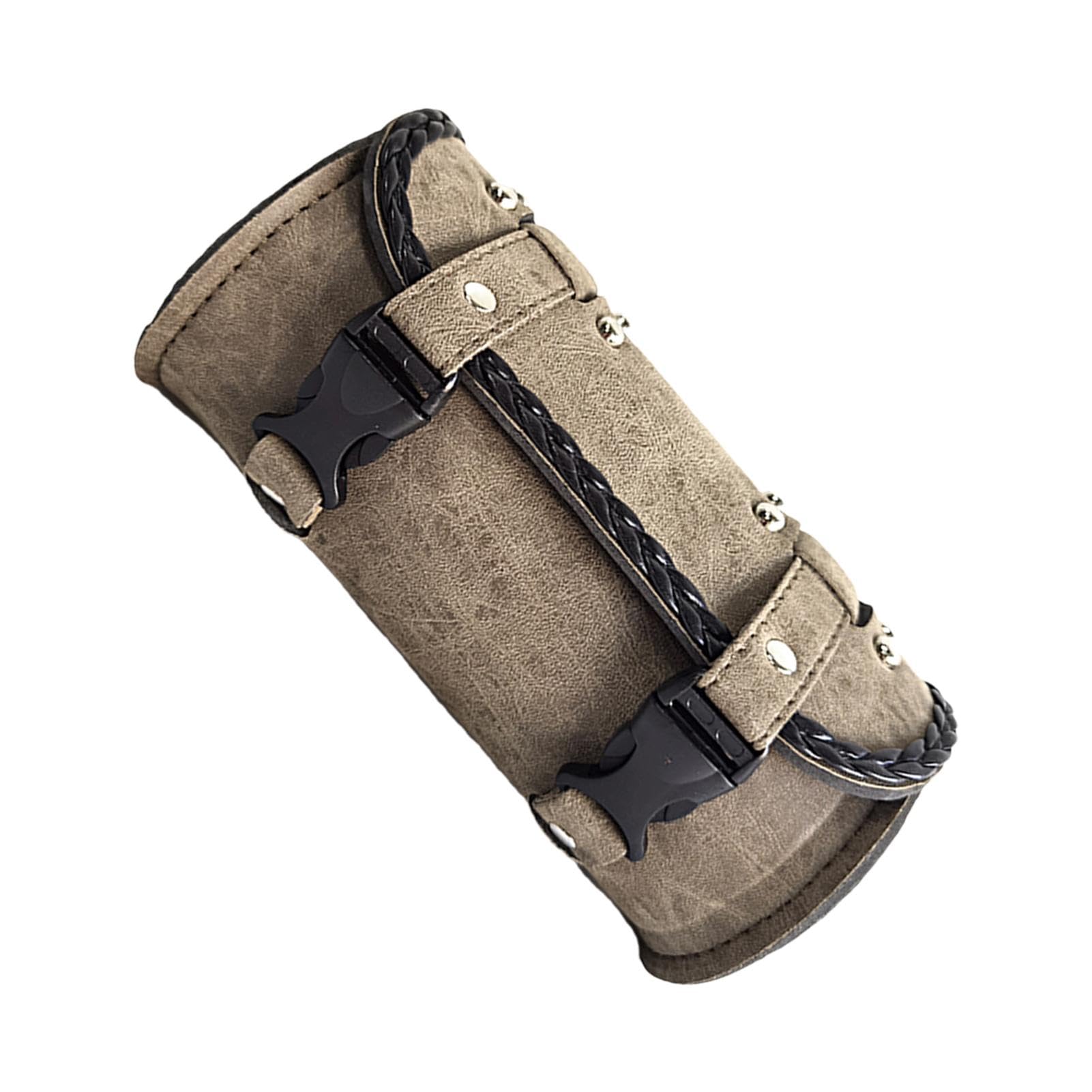 Generisch Bolsa de herramientas para motocicleta, bolsa de tenedor de moto, impermeable, de piel sintética, bolsa de almacenamiento para manillar de horquilla delantera