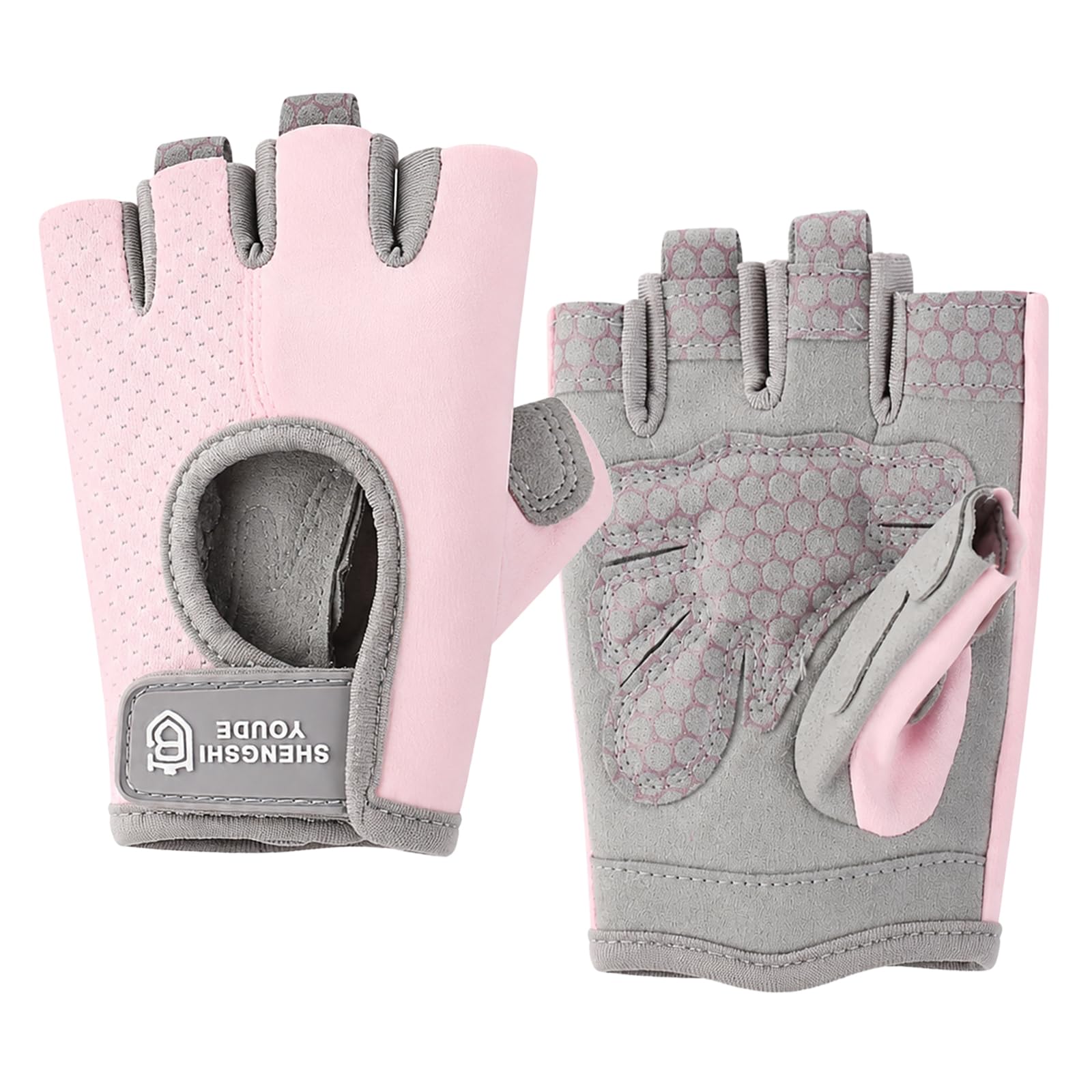 Guantes de Ciclismo Niñas y Niños, Guantes Bicicleta, Guantes Bici Sin Dedos Antideslizantes para Niños de 9 a 13 Años, Adecuado para Canotaje Infantil MTB BMX Carretera Montaña