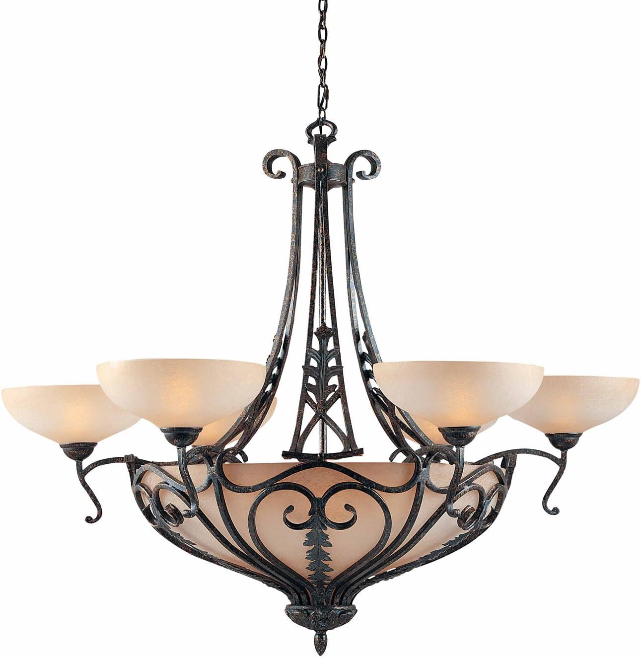 Triarch International 31085 12 Light Passion Chandelier, 52" x 52" x 46 ...