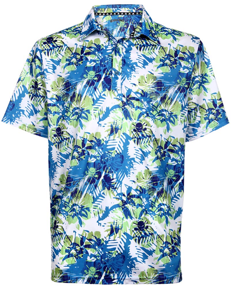 TattooGolfHawaiian Print ProCool Men's Golf Shirt
