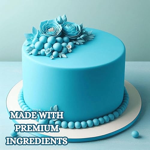 Miniatura 8 de Confect Fondant for Cakes Superhero Blue Fondant Chefs Choice para decoración de tartas, 8.8 onzas