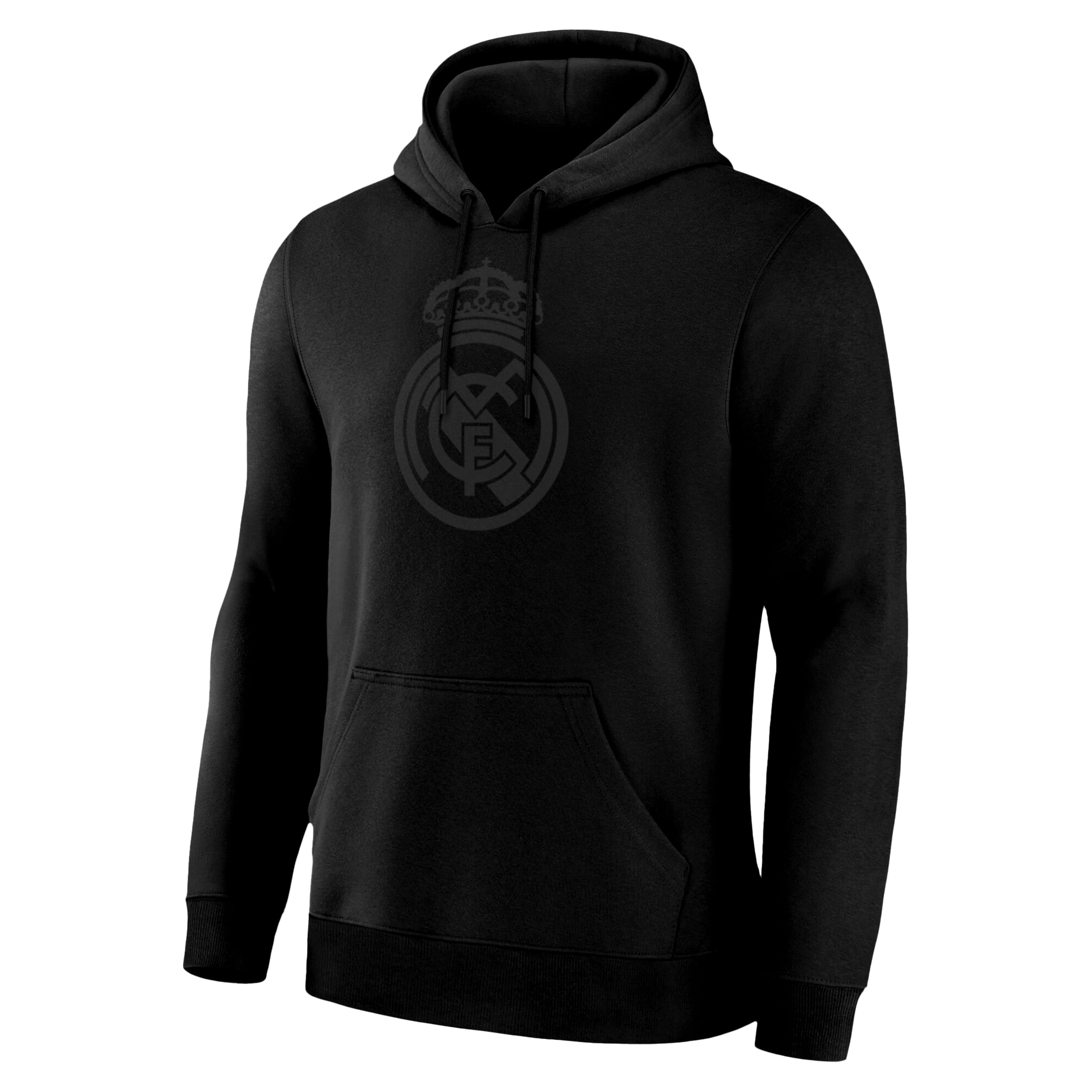 mens Icon Sports Blackout Cotton Hoodie Hooded Sweatshirt
