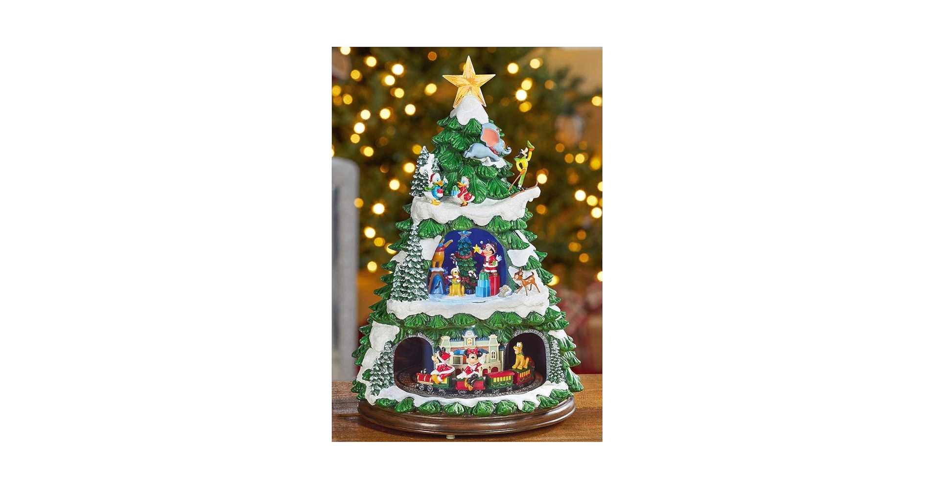 Amazon.com: Walt Disney Xmas Animated Christmas Tree 17.5