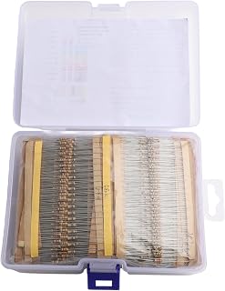 3120pcs 14W 5% Resistencia de película de carbono para aplicaciones electrónicas, surtido de resistencias organizadas