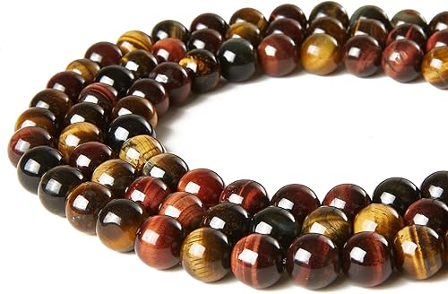 Miniatura 121 de 45 cuentas de turmalina negra de 0.315 pulgadas (0.315 in), cuentas de piedras preciosas naturales redondas sueltas